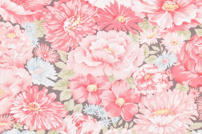 Amerykańska bawełna na patchwork z kolekcji Moda z kwiatami 44250-16