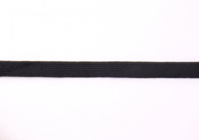 Guma płaska czarna o szerokości 12mm CGP12