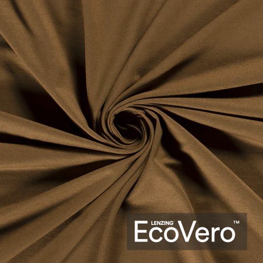 Dzianina wiskozowa Eco Vero w kolorze brązowym z odcieniem khaki 18500/027