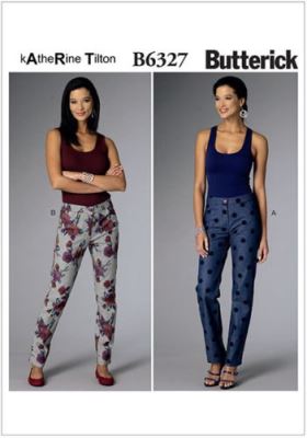 Wykrój Butterick na spodnie damskie w roz 34-42 B6327-B5