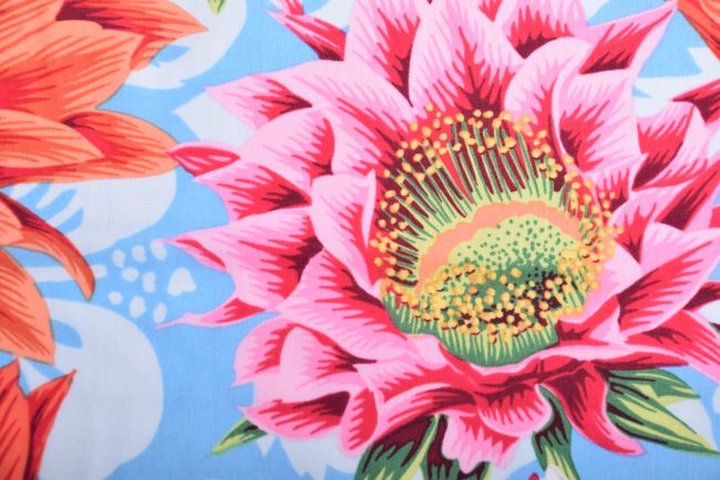 Amerykańska bawełna na patchwork z kolekcji Free Spirit z kwiatami PWPJ096.MULTI