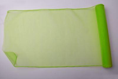 Wstążka z organzy w kolorze zielonym 36 cm 06142 (2)