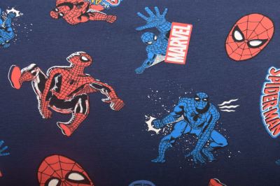 Dres 1 m w kolorze granatowym z nadrukiem Spider-Mana DS-KUP99