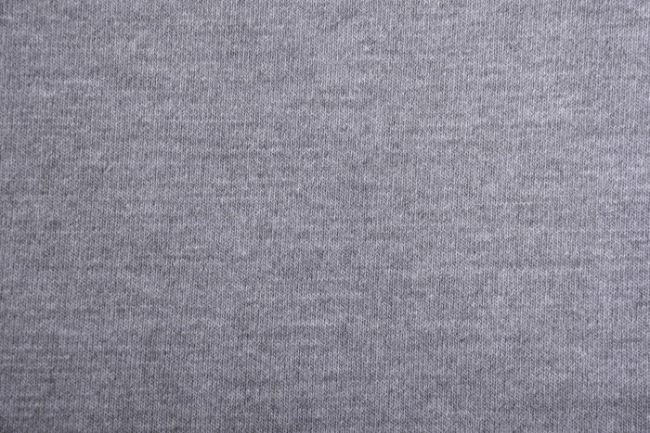Dzianina swetrowa w kolorze szarego melanżu 84742/OVA