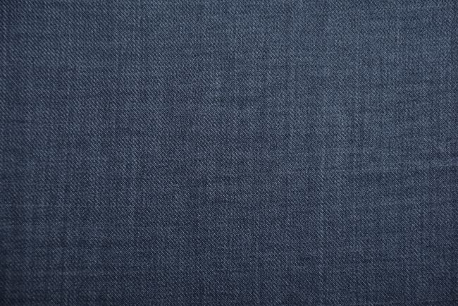Tkanina kostiumowa niebieska o wyglądzie lnu 15696/690