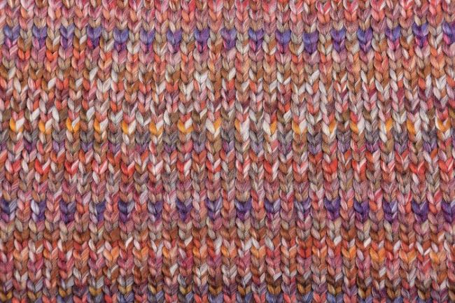 Gryba dzianina swetrowa w kolorowym melanżu 130.115/0801