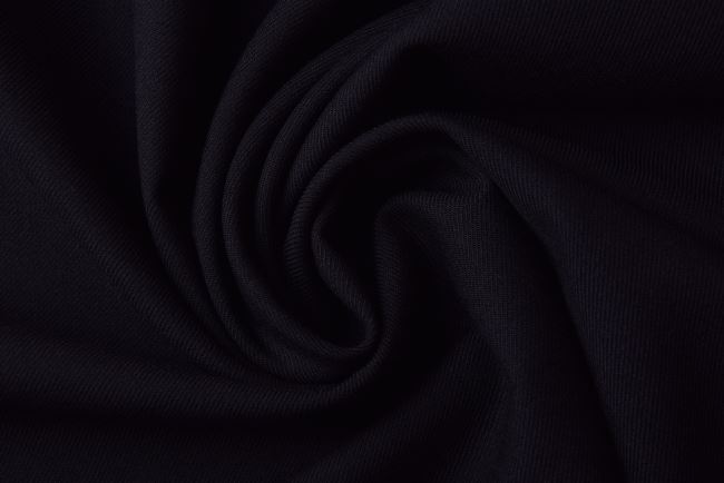 Tkanina kostiumowa garniturowa w kolorze czarnym MI131