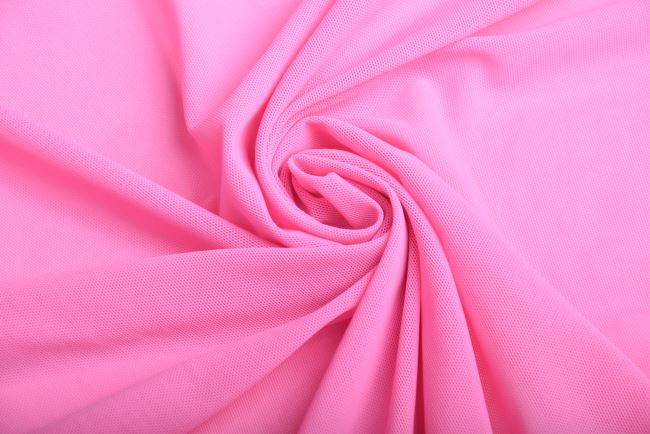 Tiul elastyczny w kolorze różowym MN011