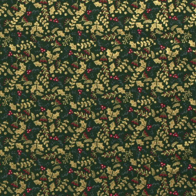 Świąteczna tkanina bawełniana z nadrukiem 18729/025