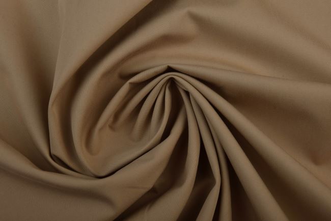 Diagonal bawełniany Gabardyna w kolorze beżowym TI593