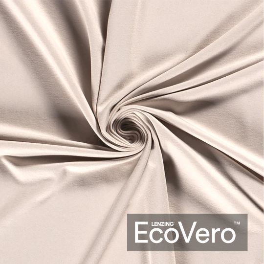 Dzianina wiskozowa Eco Vero w kolorze kremowym 18500/052