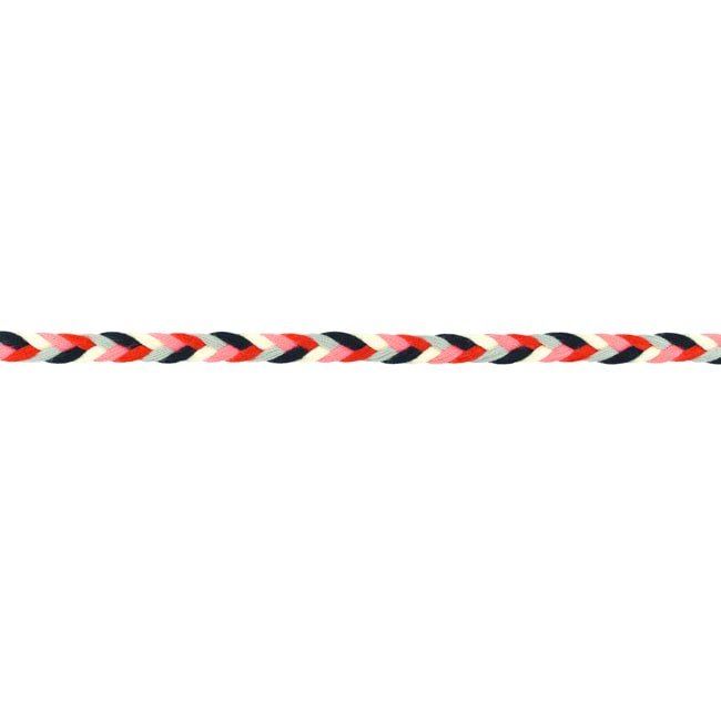 Ozdobny sznurek pleciony w kilku kolorach 31695
