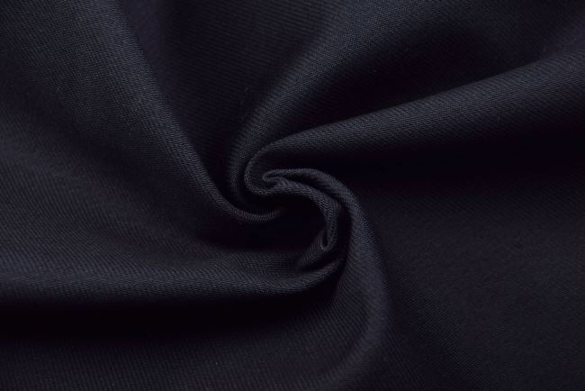 Twill bawełniany - Gabardyna w kolorze ciemnoniebieskim TI574
