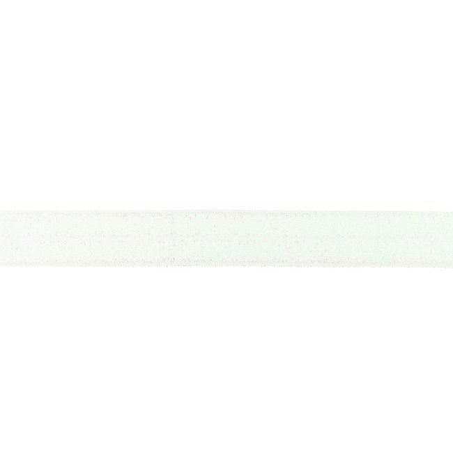 Guma do lamowania w kolorze białym z połyskiem o szerokości 2 cm 32267