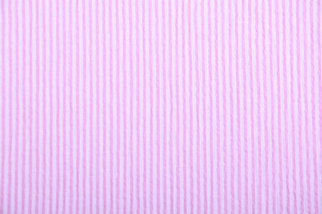 Bawełna koszulowa z różowymi paskami kreszowana 04161/012
