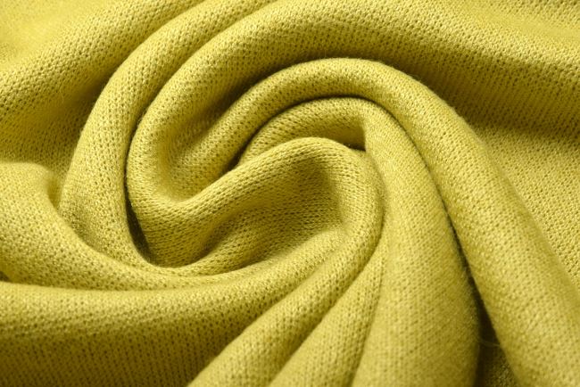 Dzianina swetrowa w kolorze zielonym 12295/2022-CL8