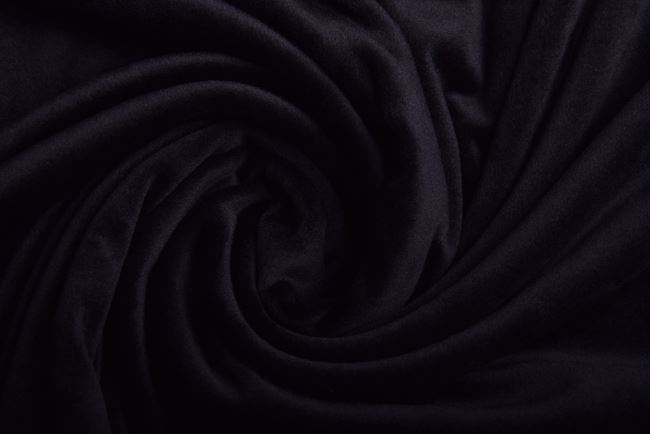 Luksusowy przyjemny aksamit w kolorze czarnym 4773/C15