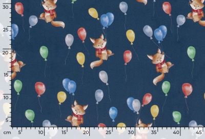 Softshell w kolorze granatowym z nadrukiem cyfrowym lisa z balonami 20400/008 (3)