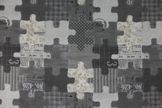 Tkanina dekoracyjna w puzzle 1107/069