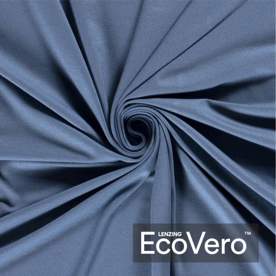 Dzianina wiskozowa Eco Vero w kolorze niebieskim 18500/006