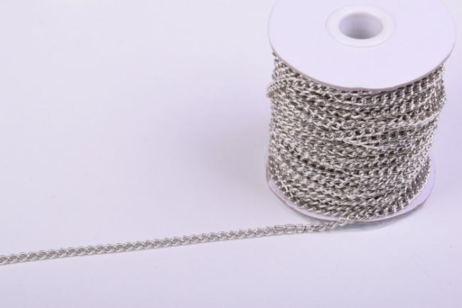 Łańcuszek do torebek w kolorze srebrnym K1803