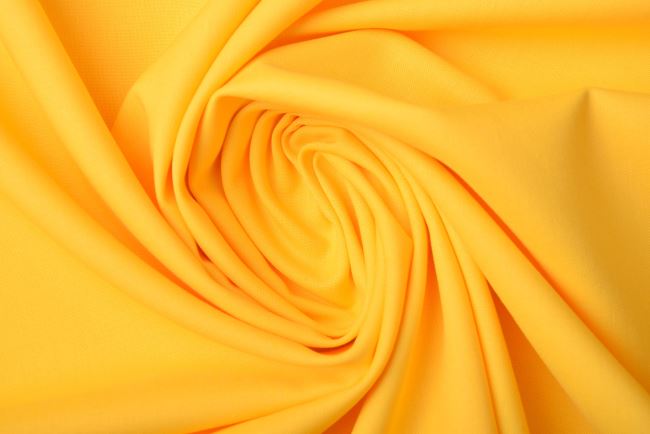 Bawełniane płótno w kolorze żółtym 0150/580