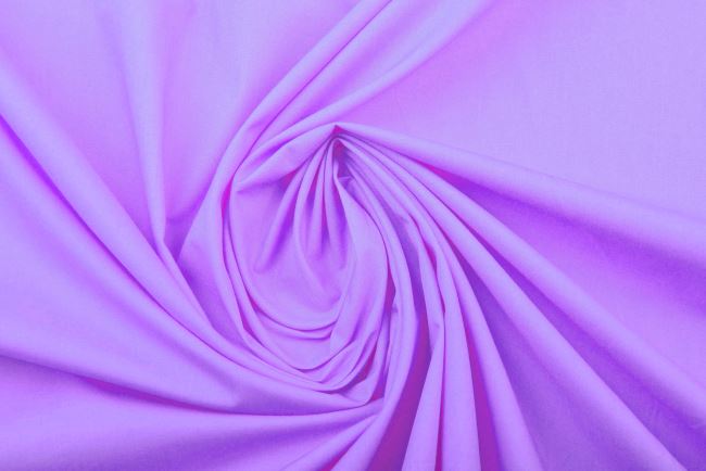 Bawełniana popelina w kolorze liliowym TI669