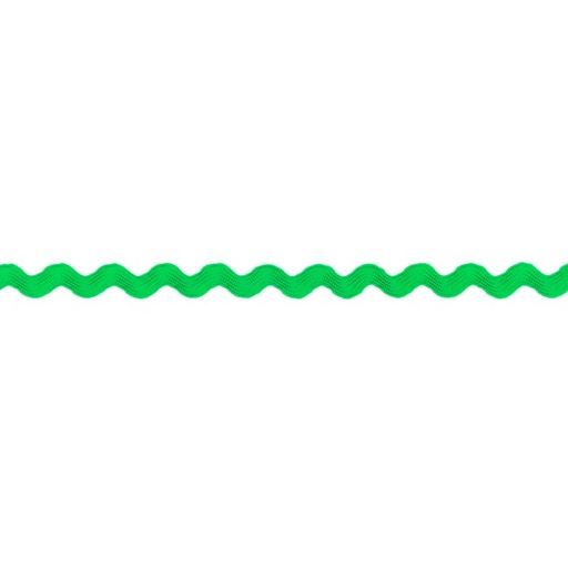Tasiemka zygzak w kolorze zielonym 10537