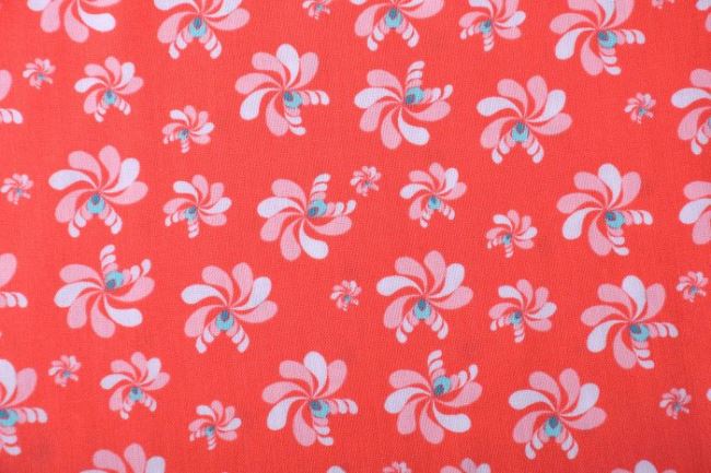 Amerykańska bawełna truskawkowa na patchwork z kolekcji Moda 47521-13