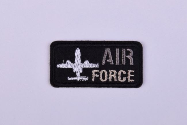 Naprasowanka czarna "Air Force" K-W40-872