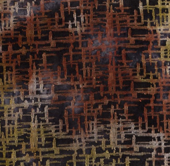 Dzianina wiskozowa z batikowym wzorem abstrakcyjnym 18021/056