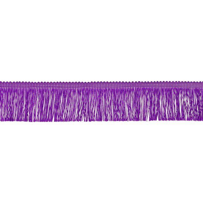 Taśma z frędzlami o długości 5 cm fioletowa 32842