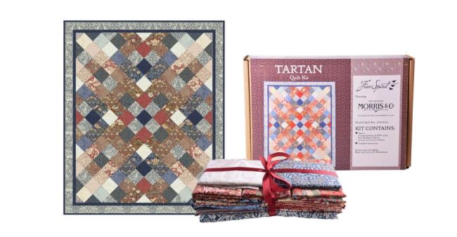 Set zestaw Quilt bawełn na patchwork od William Morris QK03