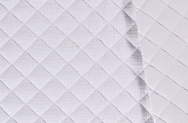 Pikówka bawełniana z muślinu w kolorze białym 16248/050
