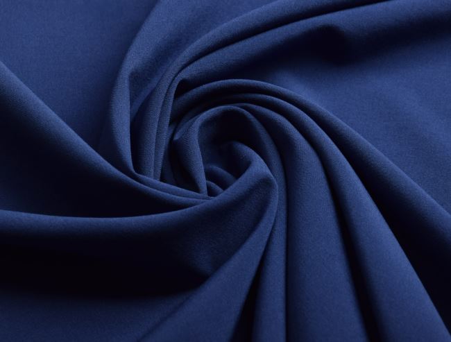 Tkanina na elastyczne spodnie sportowe w kolorze niebieskim DEC0025