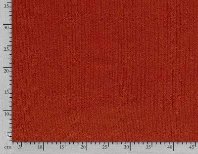 Żebrowana dzianina swetrowa w kolorze ceglanym 03362/056 (1)