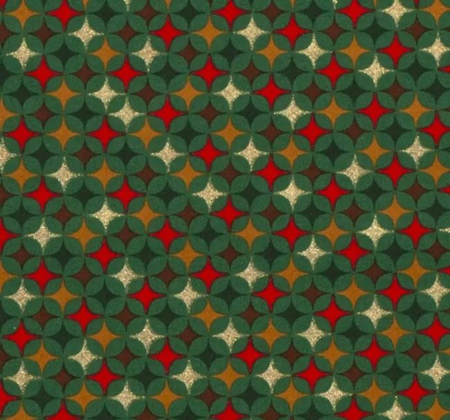 Świąteczna tkanina bawełniana z nadrukiem 18707/025