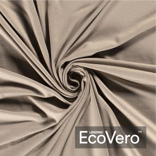 Dzianina wiskozowa Eco Vero w kolorze beżowym 18500/054