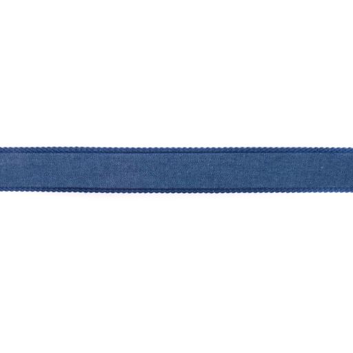 Ozdobna tasiemka niebieska dżinsowa 43092