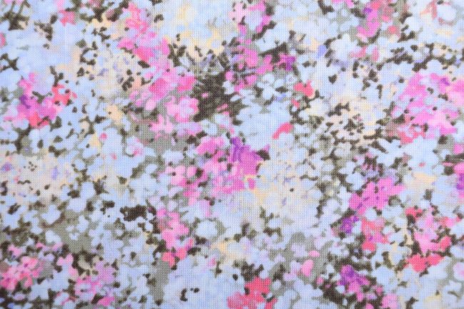 Amerykańska bawełna do patchworku z kwiatami 199PYOPM/151