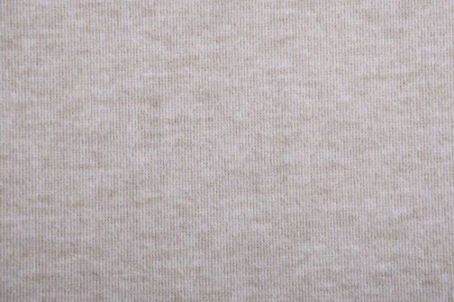 Dzianina swetrowa z bambusem w kolorze beżowego melanżu 0919/178