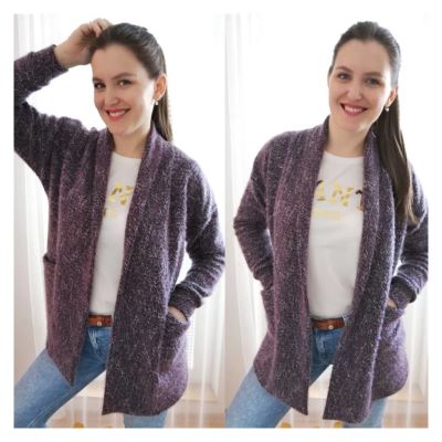 Wykrój Fazonetka na damski płaszcz Simple w roz. XXS-XXXL FA015 (1)