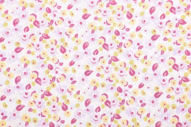 Amerykańska bawełna do patchworku z malowanymi kwiatami 199PYOPM/105