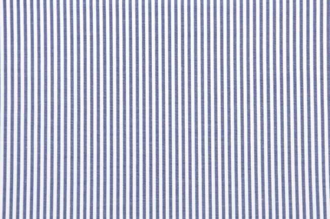 Tkanina koszulowa w niebieskie paski 13165/008