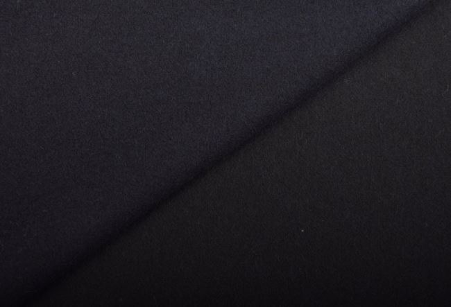 Dwustronny flausz w kolorze czarno-granatowym PS62