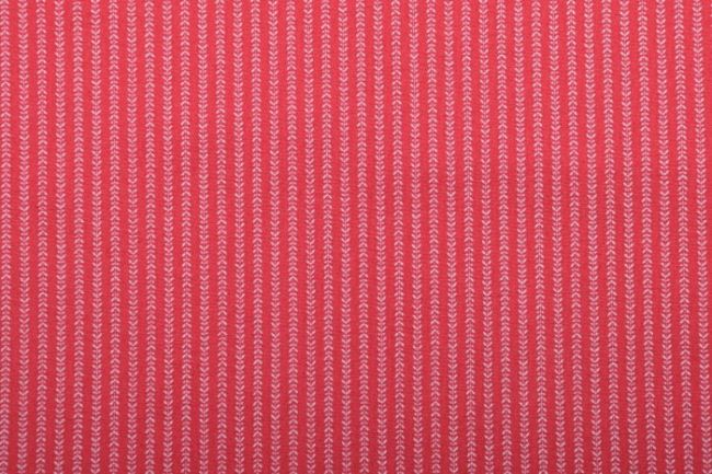 Amerykańska bawełna na patchwork czerwona z drobnym nadrukiem 13796-11