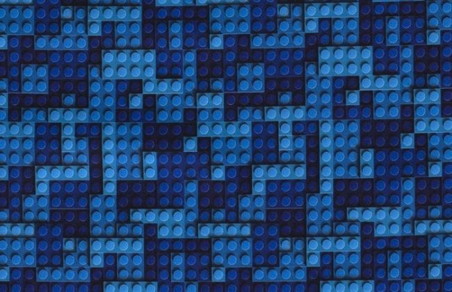 Softshell niebieski z nadrukiem lego 15504/008