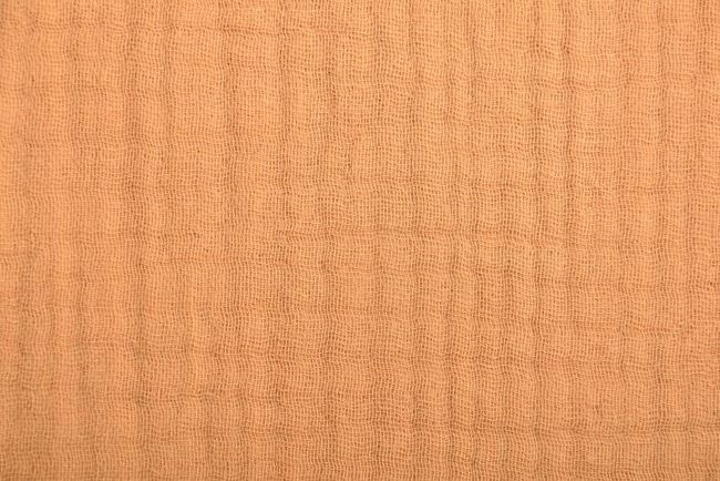 Muślin czterowarstwowy w kolorze musztardowym 186210