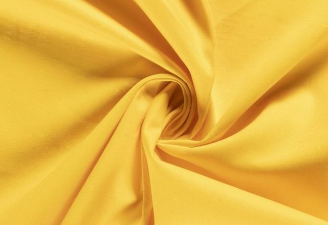 Kanvas jednokolorowa tkanina tapicerska żółta 04795/035