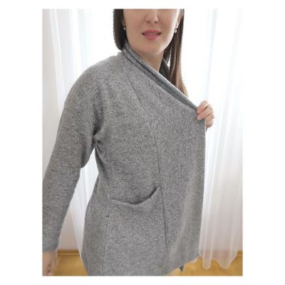 Wykrój Fazonetka na damski płaszcz Simple w roz. XXS-XXXL FA015 (2)